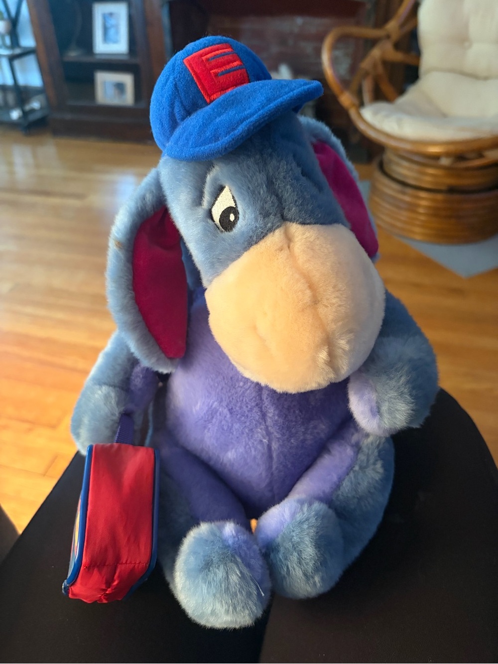 Disney Eeyore Plush - Blue, Purple & Pink Accents